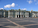 Дворцовая площадь, вид на Эрмитаж