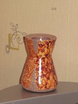 декупаж - ваза из баночки от кофе